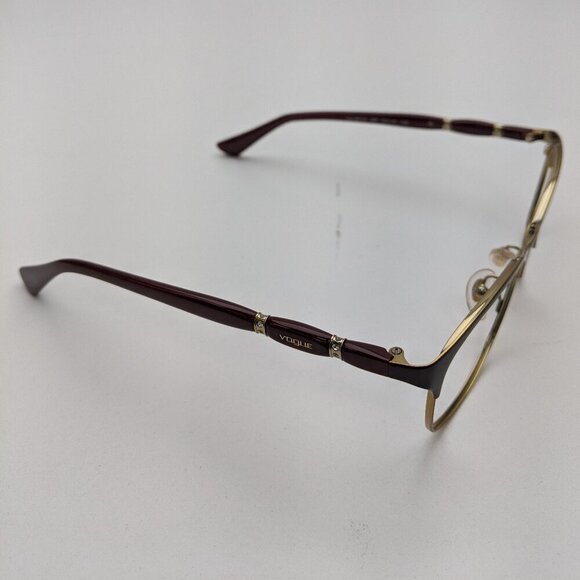 🕶️ Vogue VO3987-B 987 Burgundy Cat Eye Eyeglasses 52/16-135 / JLE242 🕶️ - Picture 4 of 8
